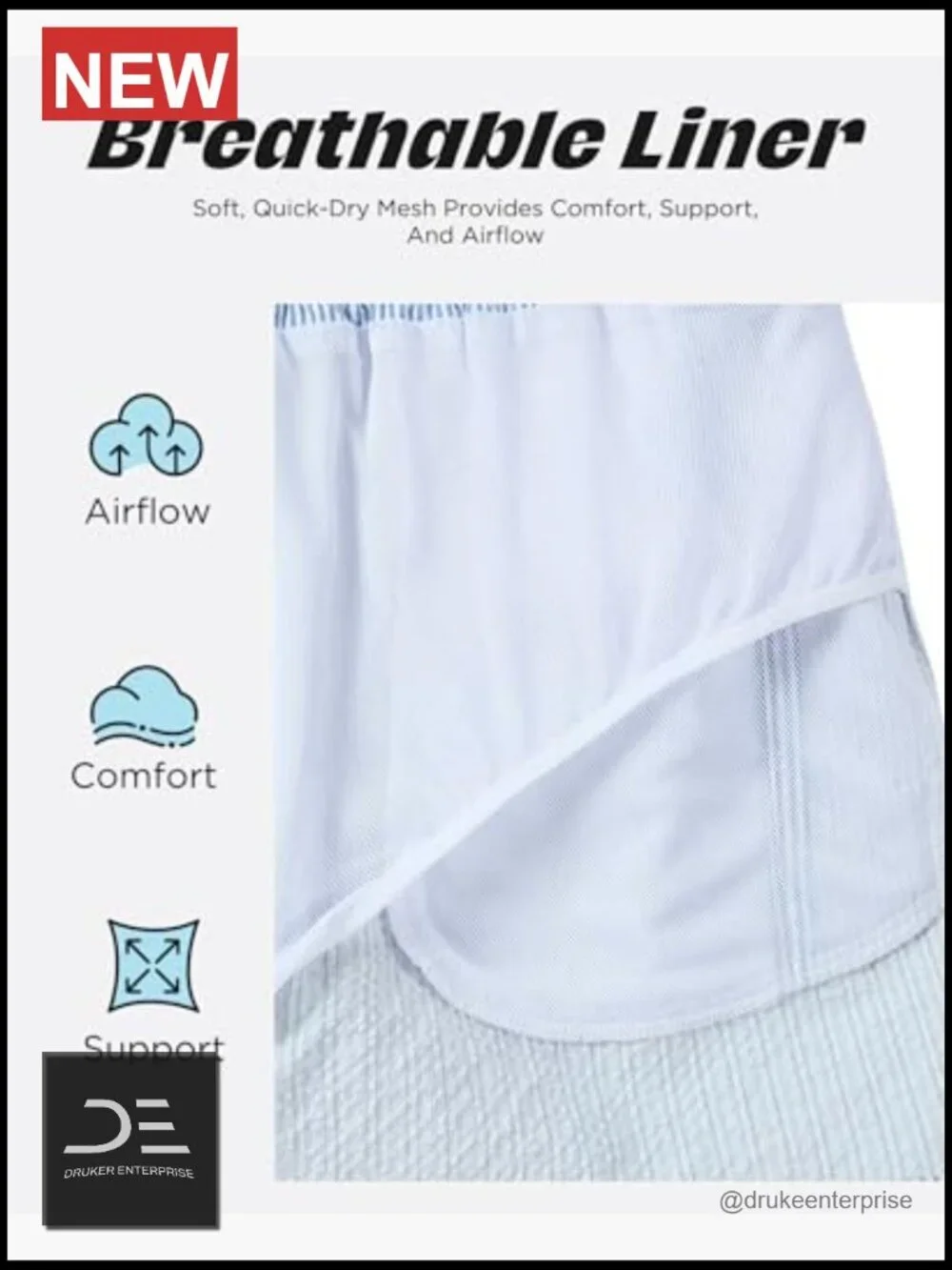 Men's Quick Dry Swim Trunks with Pockets Seersucker Texture